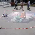 Живописна 3D русалка украсява центъра на Варна