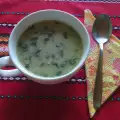 Агнешка супа с дреболии и зелен лук