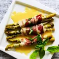 Asparagus with Ham in Honey Sauce
