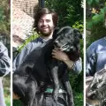 Преди и сега: Вижте снимките на хора, израснали с кучетата си