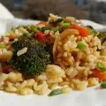 Бланширан ориз със зеленчуци