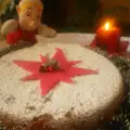 Богат Коледен кейк с две плънки