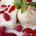 Yoghurt Cream with Raspberries