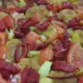 Цариградски кюфтета със зеленчуци на фурна
