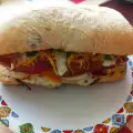 Ciabatta Sandwich with Halloumi