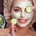 Разкрасяващи маски за лице с краставица и кисело мляко