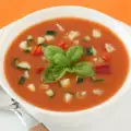 Cold Tomatoes and Cucumbers Soup
