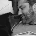 Вижте как Джерард Бътлър кръсти българското си кученце