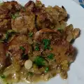 Oven-Baked Chicken Livers with Onions and Fresh Garlic
