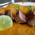 Duck Magret with an Unique Lime Sauce