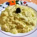 Яйчена салата с праз и горчица