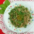 Salad with Buckwheat, Peas and Chard