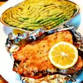 Salmon Fillets in Foil with Broccoli Puree