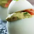 Stuffed Eggs with Capers and Mayonnaise