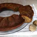 Fine Cake with Walnuts and Jam