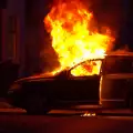 Кола се запали в движение в Разлог