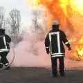 Доброволци направиха демонстрация по гасене на пожар