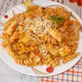 Fusilli with Chicken and Amazing Sauce