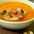Картофена супа с пресни печурки