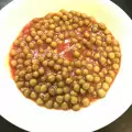 Peas with Tomatoes Garnish