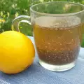 Gel-Water with Chia and Lemon for Hydration