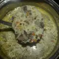 Mushroom Soup with Noodles
