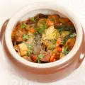 Vegetable Stew in a Crock