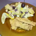 Хек с царевична панировка и картофена салата