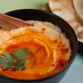 Hummus with Dried Tomatoes
