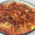Oven Bake with Mince, Zucchini and Tomatoes