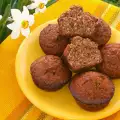 Какаови кексчета с рожков и лимец