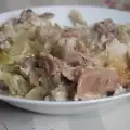Kapama with Rice, Mean and Sauerkraut