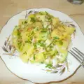 Картофена салатка с краставица и елда