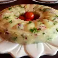 Potato Salad in a Cake Form