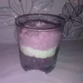 Quick Cream with Blueberries and Yogurt