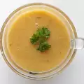 Крем супа от тиквички и батат