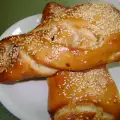 Appetizing Sausage Pastries with Sesame Seeds