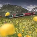 Ледниковият експрес разкрива красотата на Швейцария