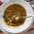 Супа от леща с картофи и чушки
