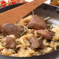 How to Prevent Chicken Livers from Spraying Fat When Frying Them?