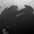Необичайна човешка сянка се разхожда върху Марс