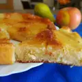 Butter and Vanilla Cake with Pears and Ricotta