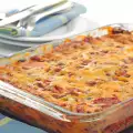 Gratin with Pasta and Ham