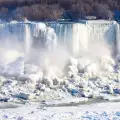 Ледена епоха в САЩ, Ниагарският водопад замръзна