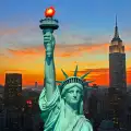 Статуята на свободата в Ню Йорк дадена от френски масони