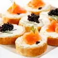 Salmon and Caviar Bites