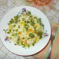 Бланширан ориз с микс от зеленчуци
