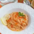 Спагети с водка и хайвер