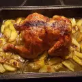 Пиле с картофи