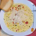 Пилешка супа със сирена в Instant Pot